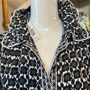 Max Studio Black and White Floral Maxi Dress